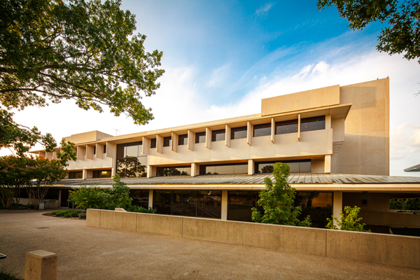 Front of the library