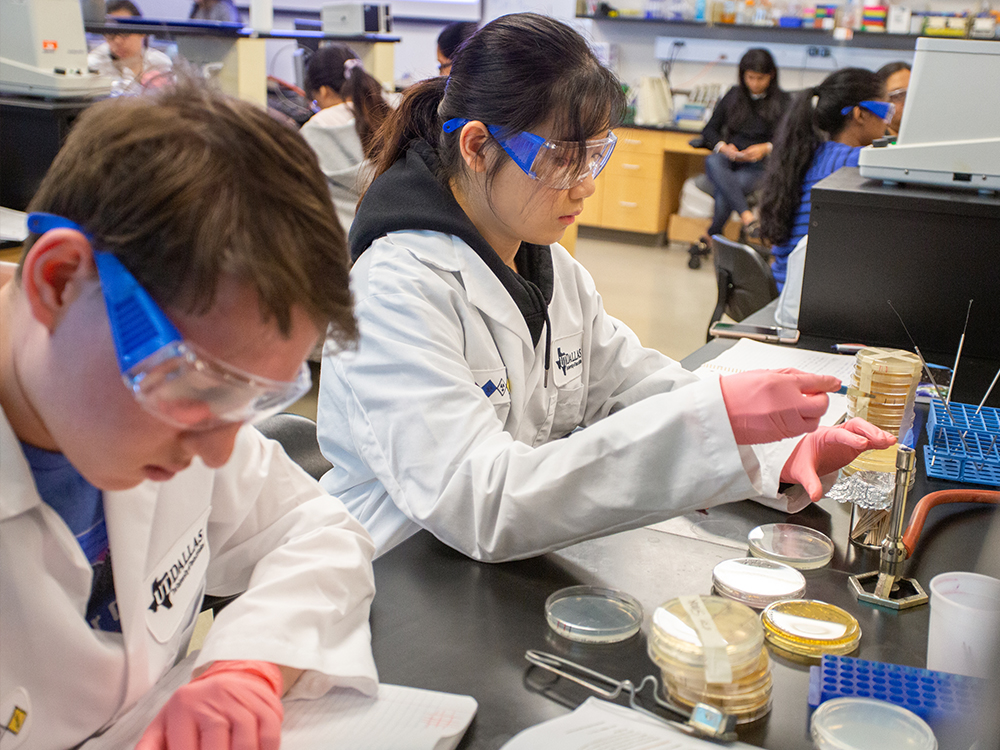 Photo of researchers working in a lab